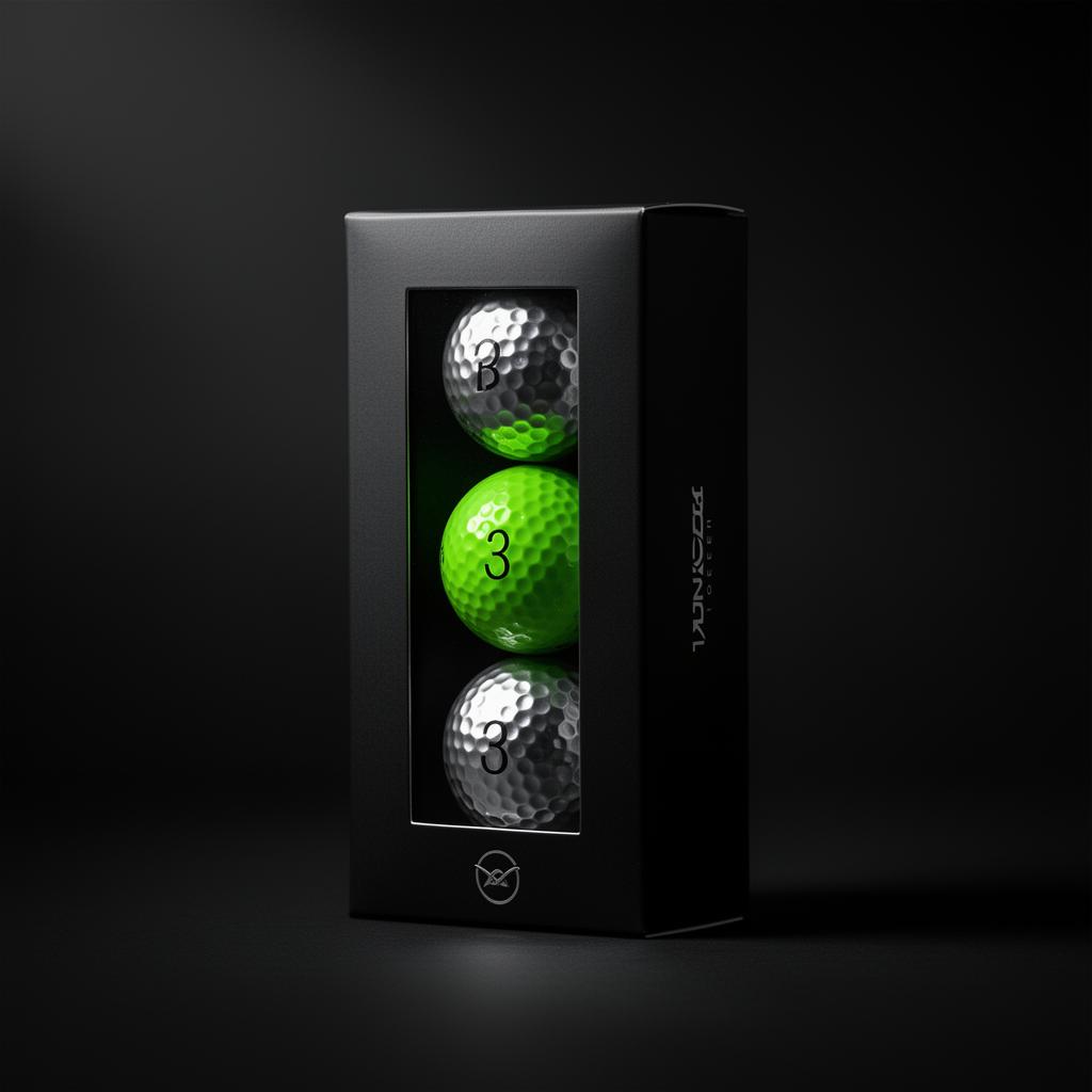 RareShot Series 01 — collectible golf ball 3-pack